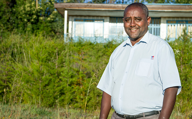Berhanu Bedassa, Projektleiter Ginde Beret und Abune Ginde Beret (Foto)