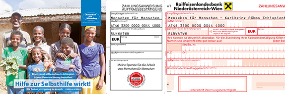 Beispiel f&uuml;r Zahlschein (Foto)